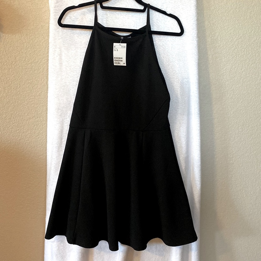 Divided H&M Black Dress-size 14